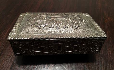 occupied japan metal trinket box|Made In Occupied Japan Box for sale .